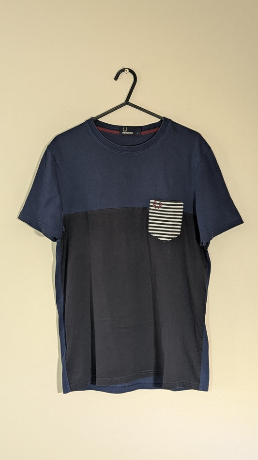 Fred Perry Men's T Shirt - Navy - Size Small