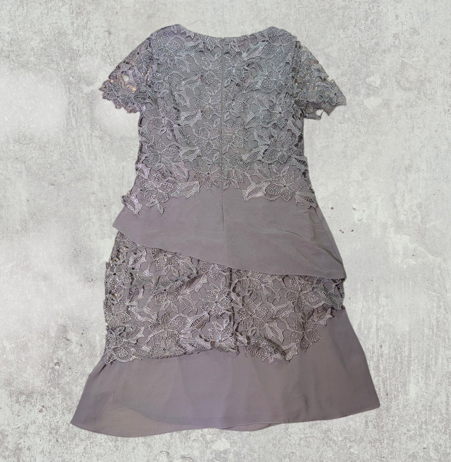 Nightingales Women's Dress - Purple - Size 12