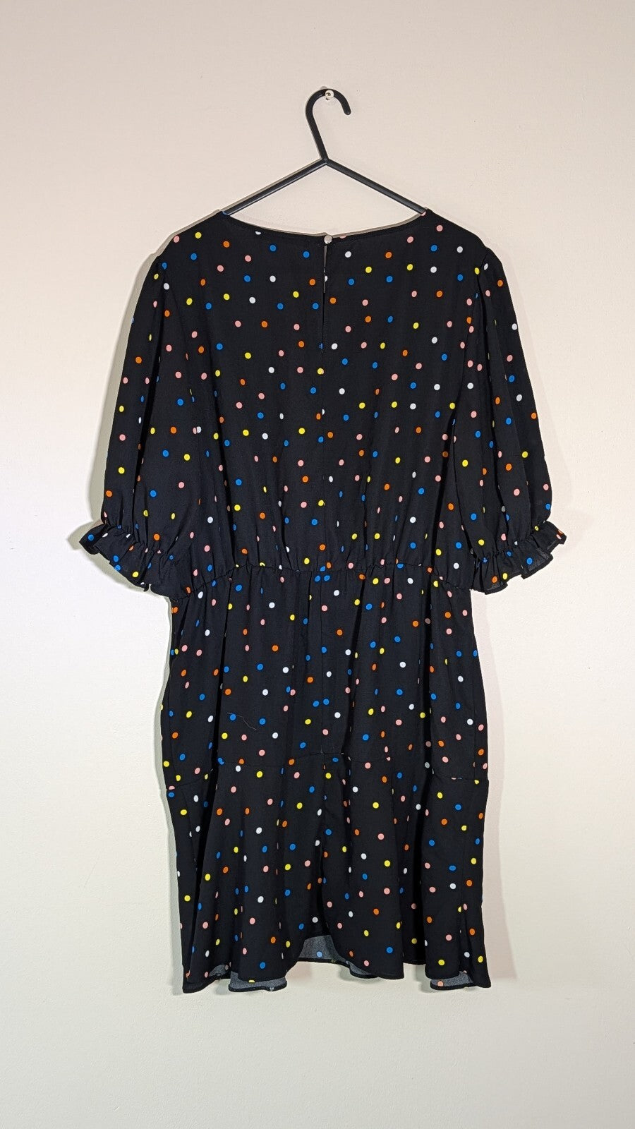 George Women's Polka Dot Dress - Black - Size 12