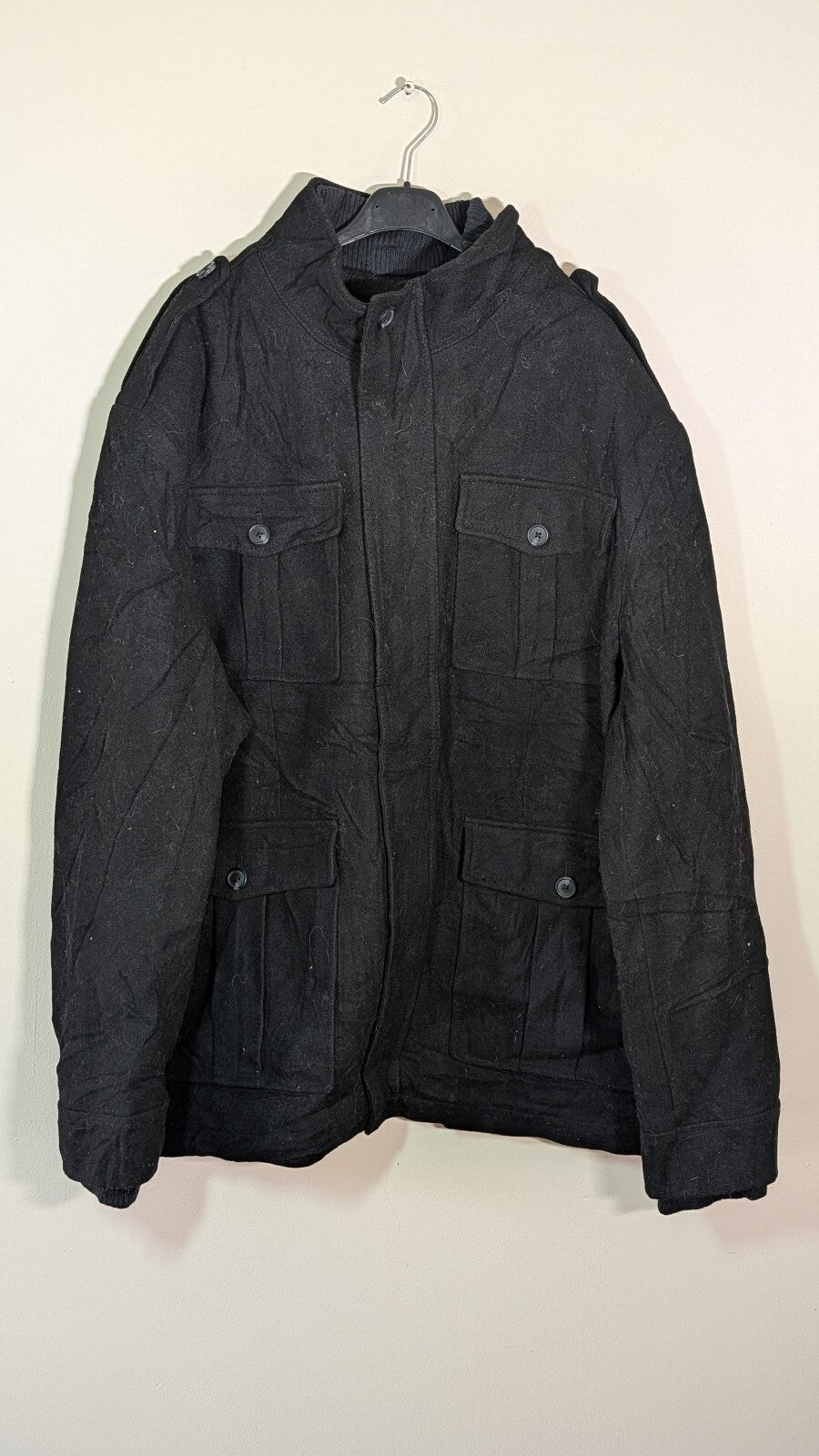 Merona Men's Coat Jacket - Black - Size XXL