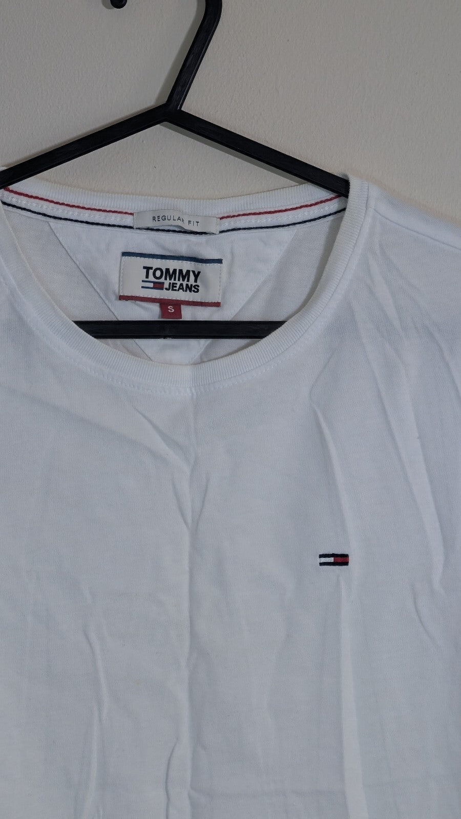 Tommy Hilfiger Men's T Shirt - White - Size Small