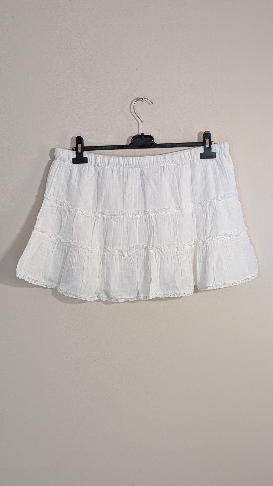 Superdry Women's Skirt - White - Size 16