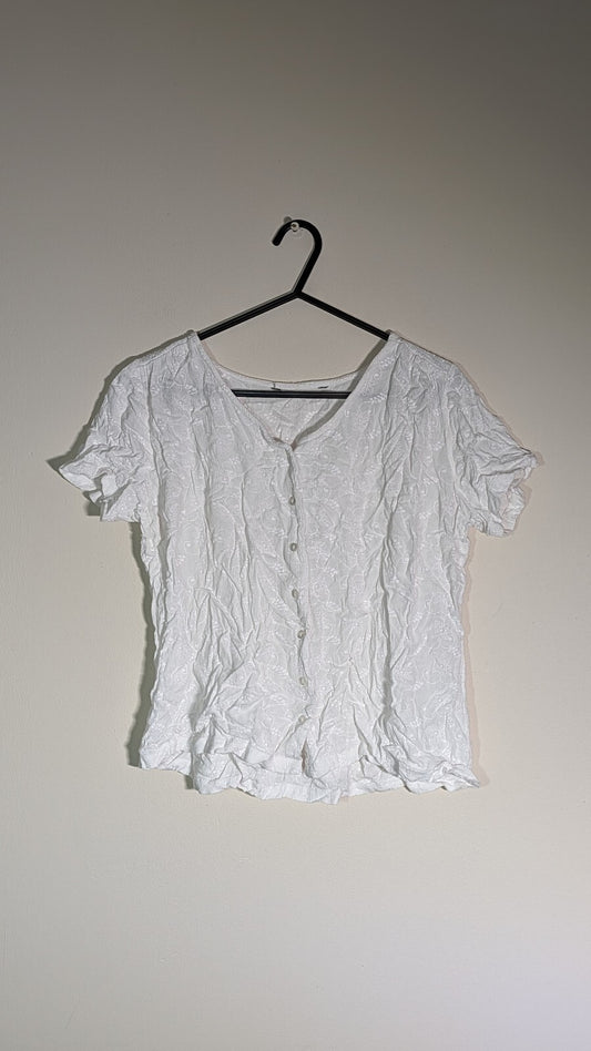 Bonmarche Women's T Shirt - White - Size 10