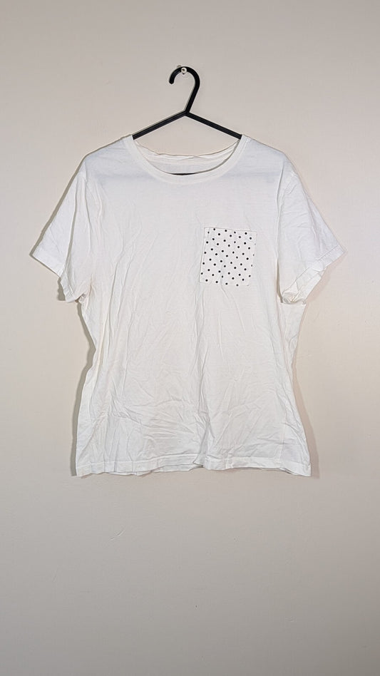 Primark Women's T Shirt - White - Size Medium