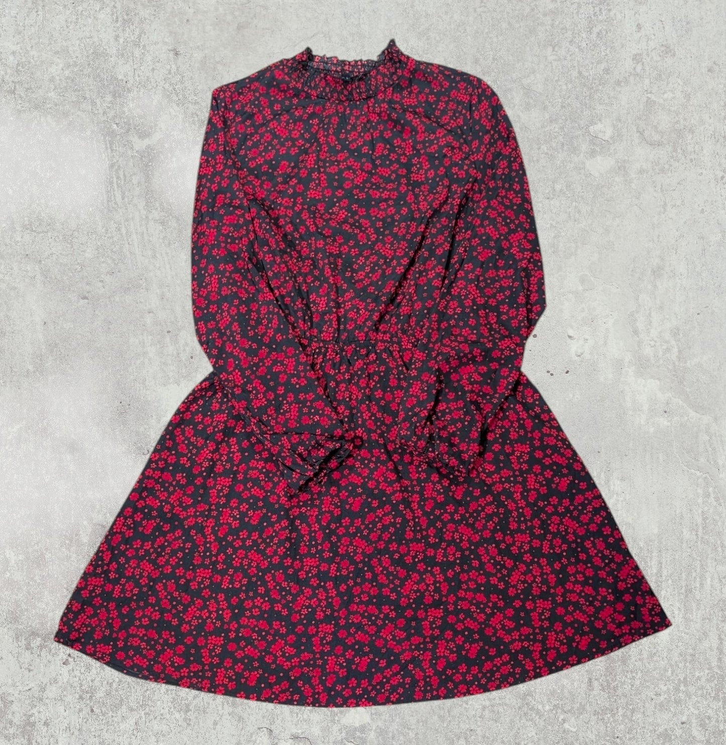 New Look Women's Floral Dress - Black - Size 10