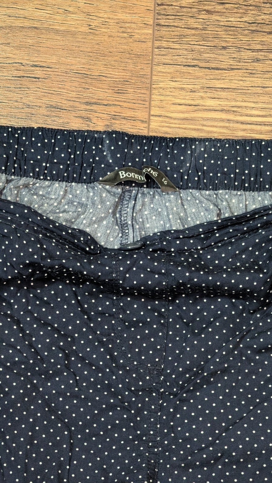 Bonmarche Women's Trousers - Navy - Size 16