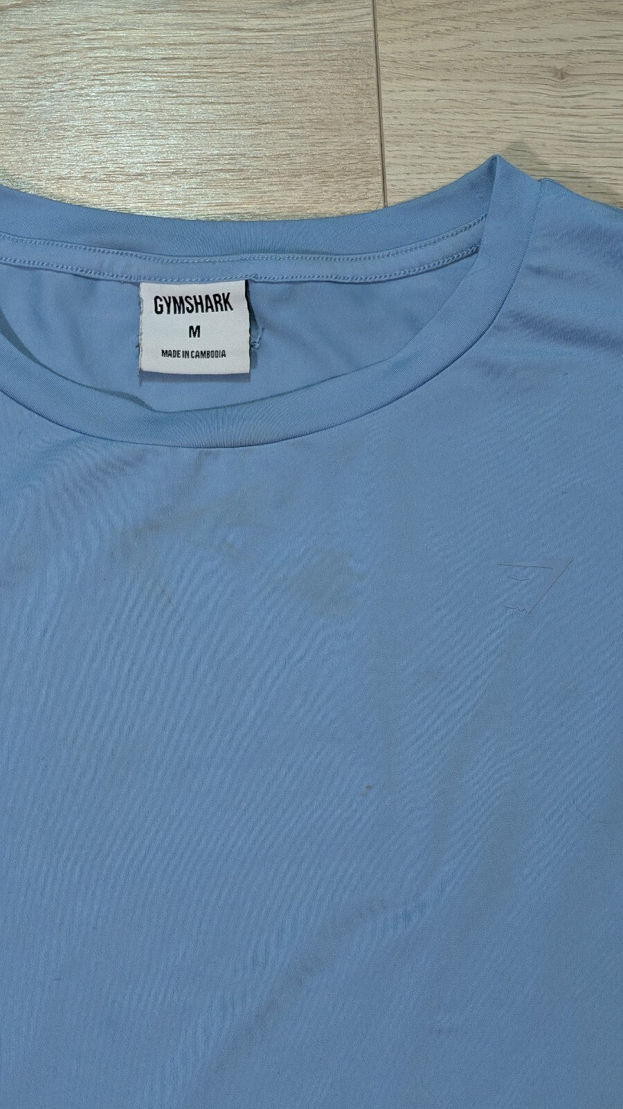 Gymshark Men's T Shirt - Blue - Size Medium