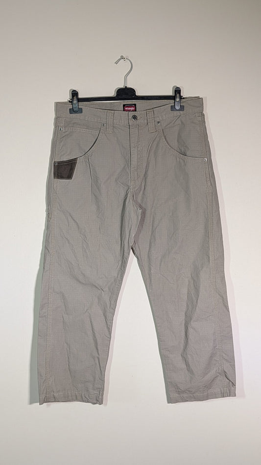 Wrangler Men's Workwear Chino Trousers - Tan - Size 35W 27L