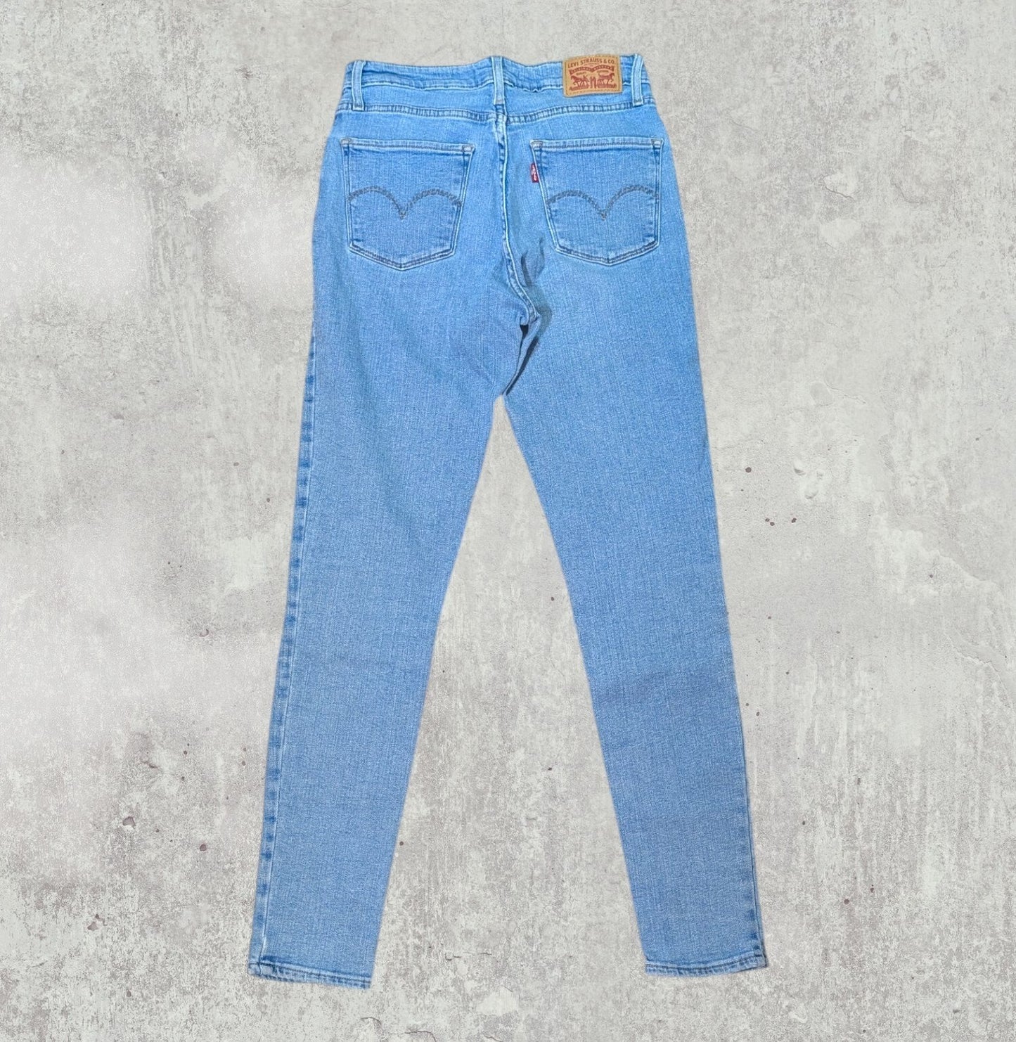 Levi's Women's 721 High Rise Skinny Jeans - Blue - Size 28W 30L