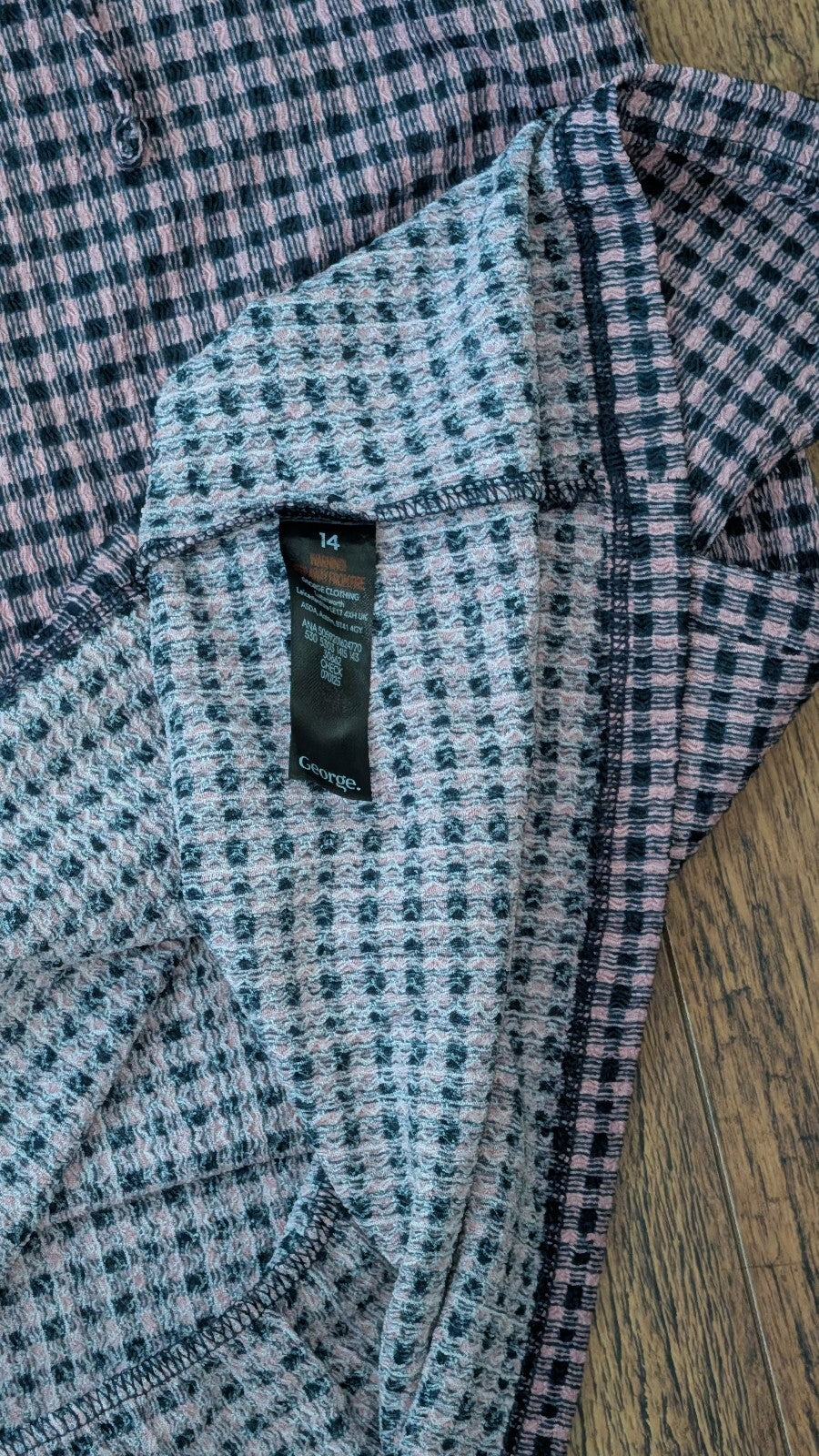 George Women's Check Dress - Pink - Size 14