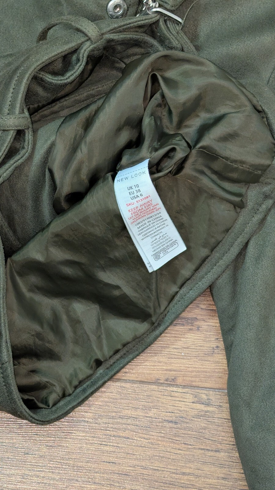 New Look Women's Jacket - Green - Size 10