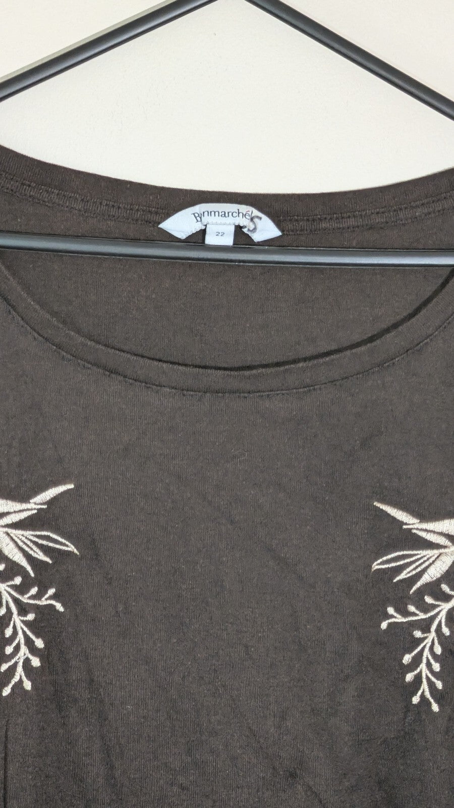 Bonmarche Women's T Shirt - Brown - Size 22
