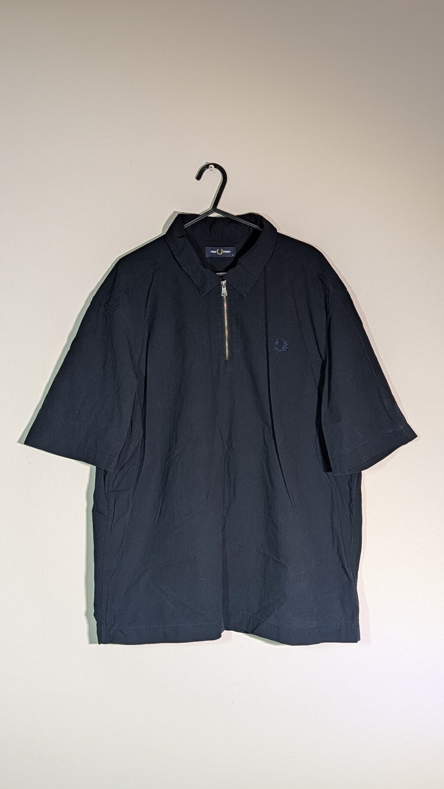 Fred Perry Men's Shirt - Navy - Size XL