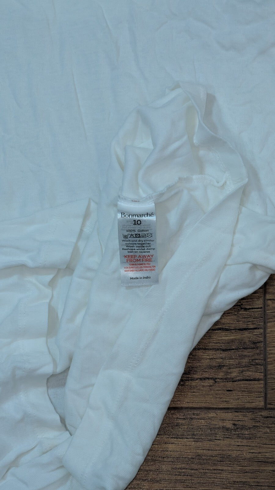 Bonmarche Women's T Shirt - White - Size 10