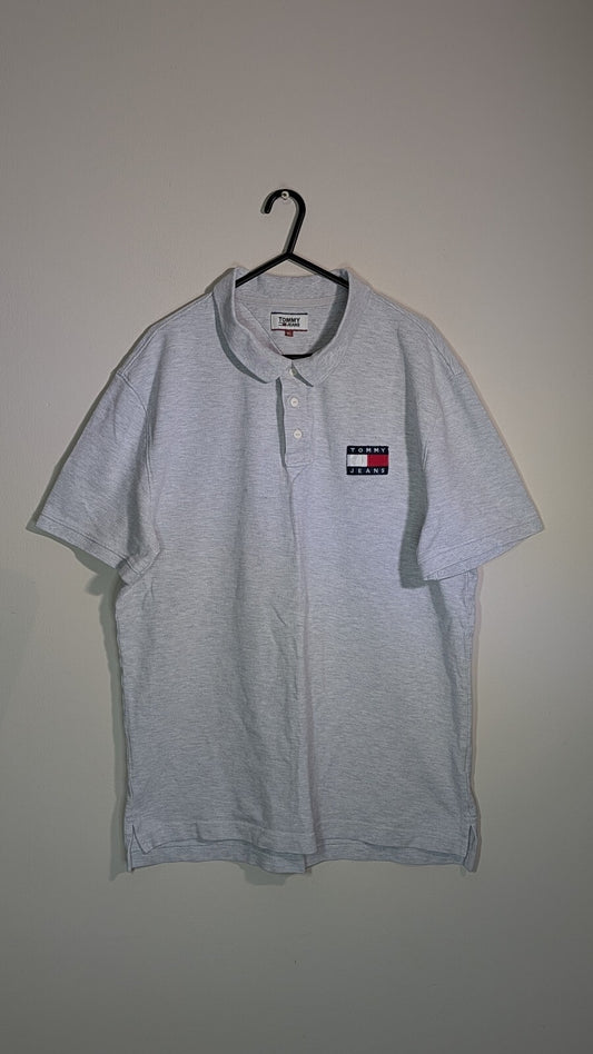 Tommy Hilfiger Men's Polo T Shirt - Grey - Size XL