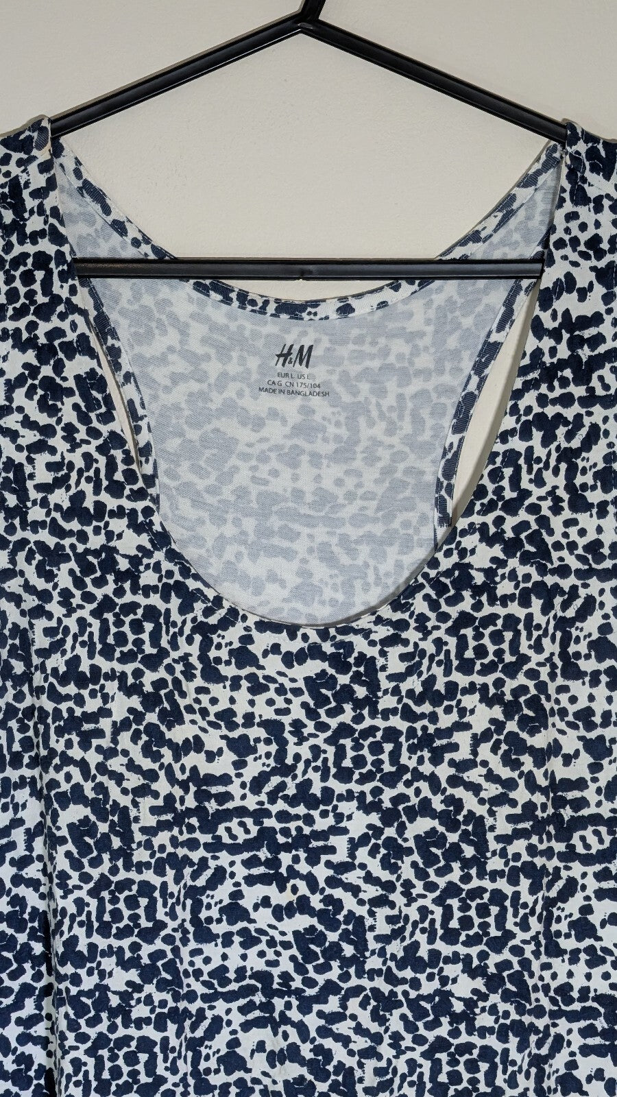 H&M Women's Dress - Navy - Size Large