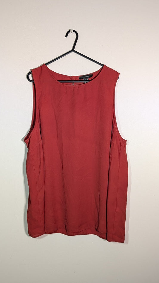 Primark Women's Vest T Shirt - Red - Size 20