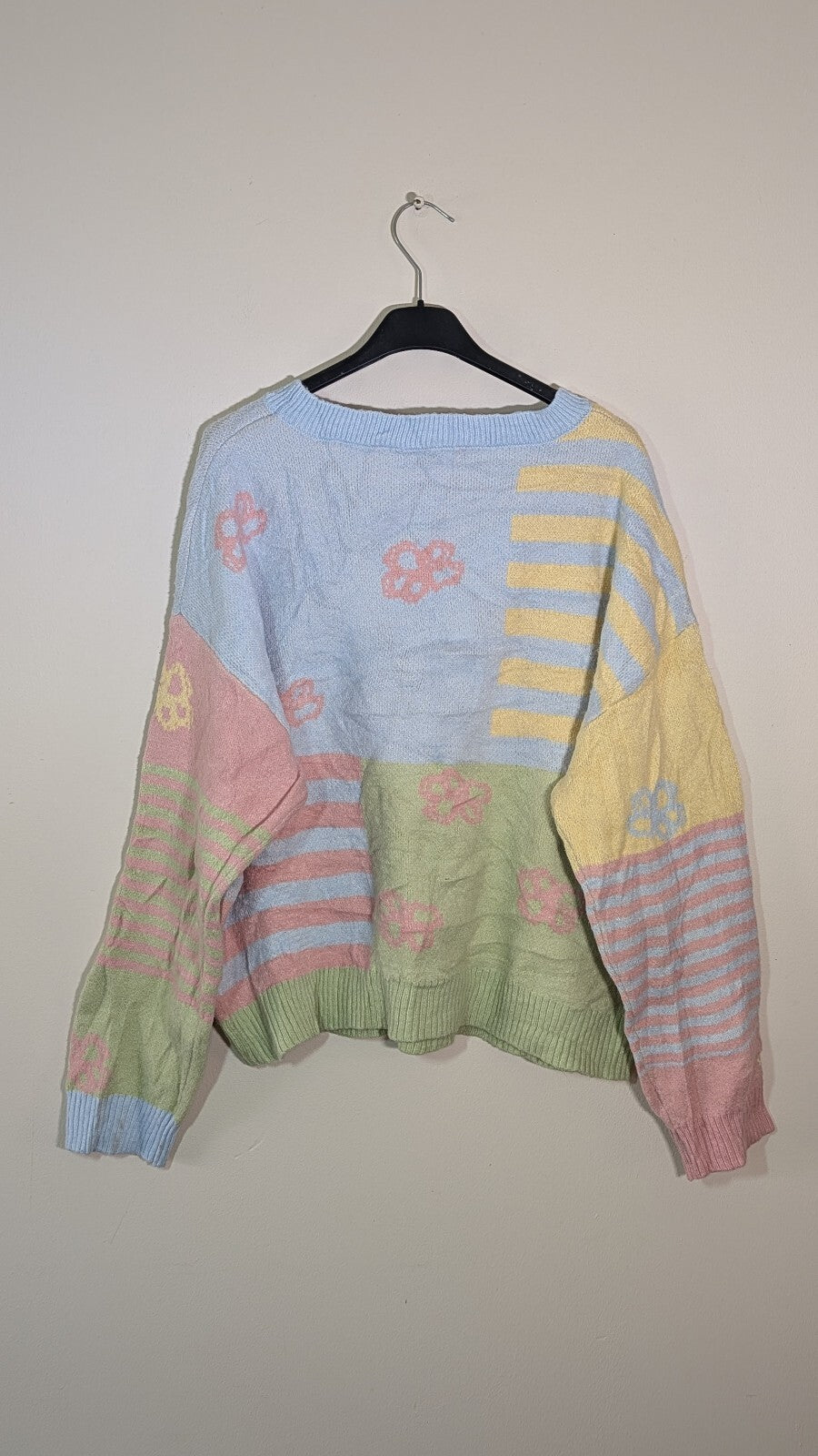 Shein Women's Sweatshirt Jumper - Blue - Size 1XL