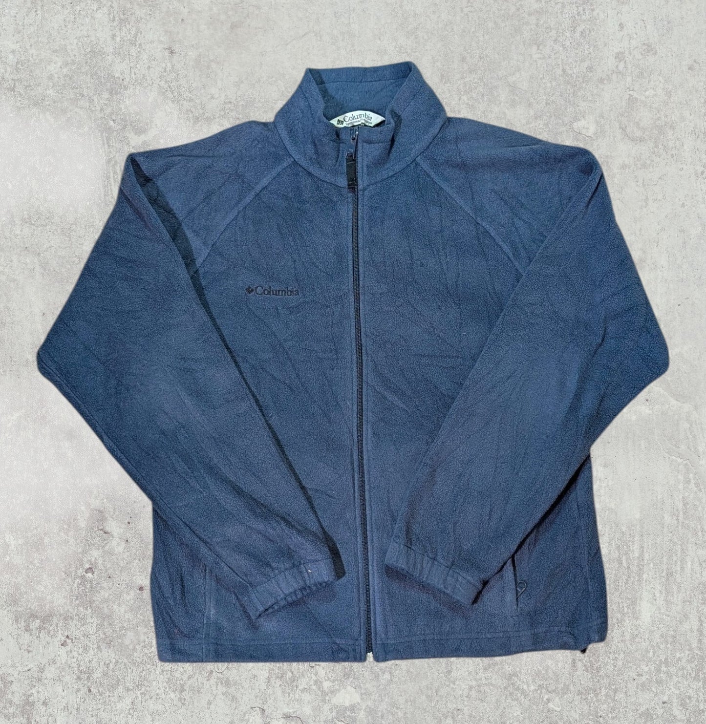 Columbia Men's Fleece Jacket - Navy - Size Large