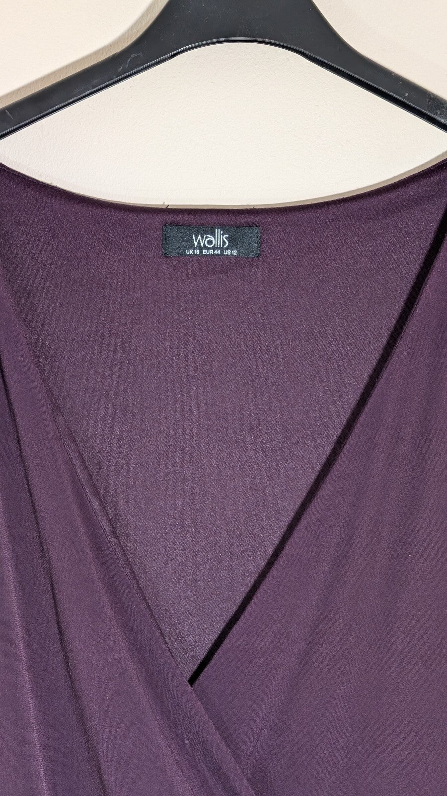Wallis Women's Dress - Burgundy - Size 16