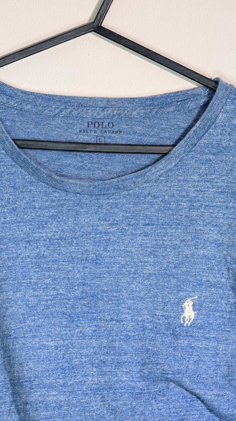 Ralph Lauren Men's T Shirt - Blue - Size Large