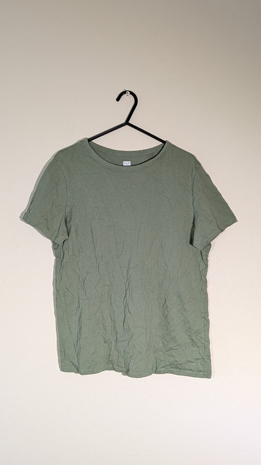 F&F Women's T Shirt - Green - Size 12