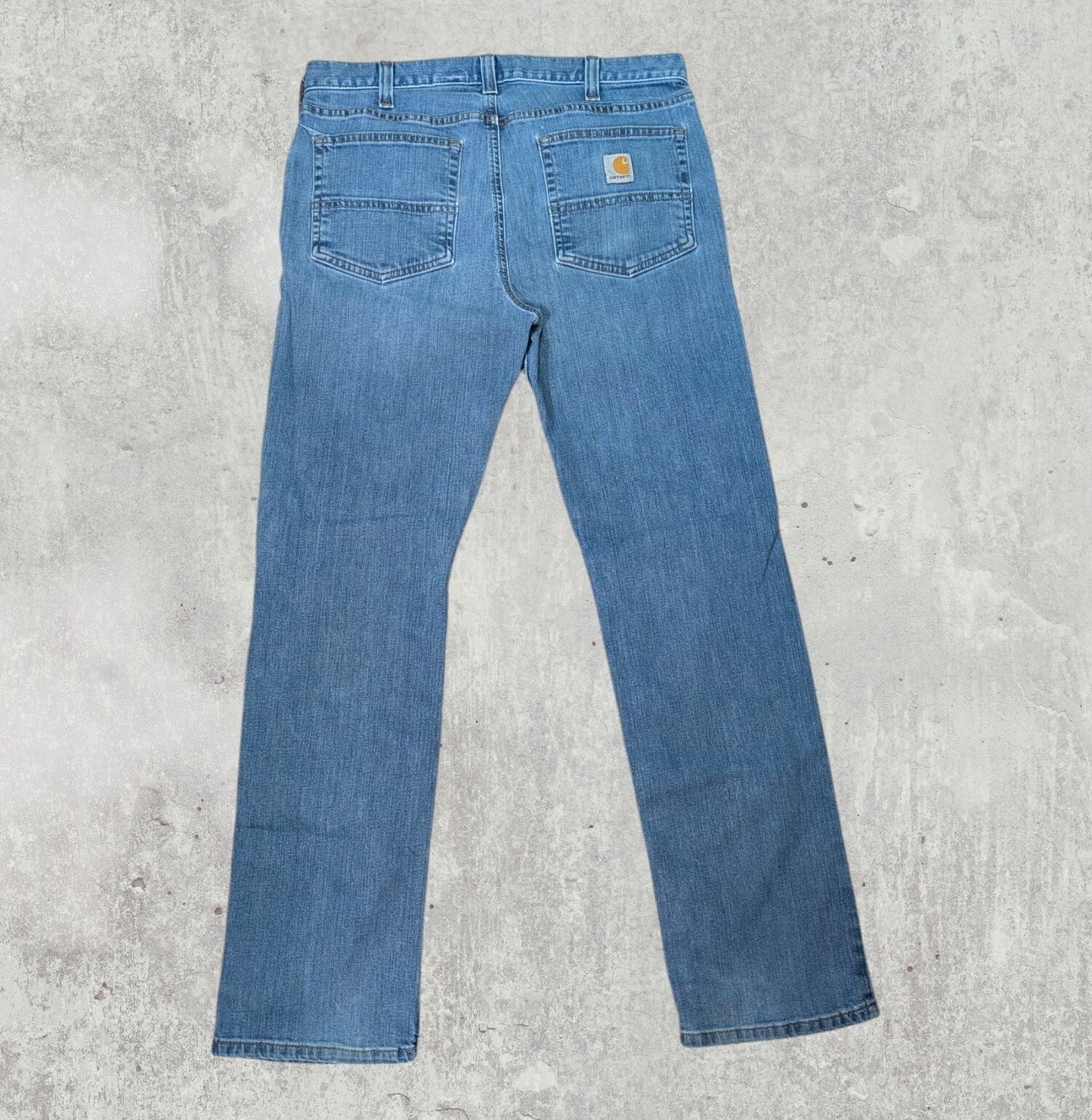 Carhartt Men's Relaxed Fit Jeans - Blue - Size 33W 32L