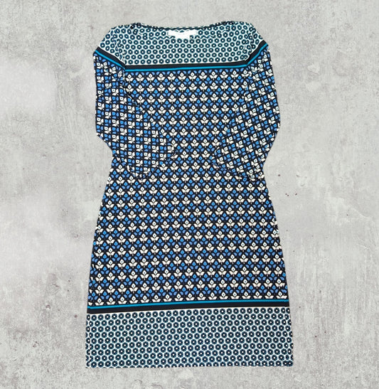 Studio M Women's Floral Dress - Blue - Size Small