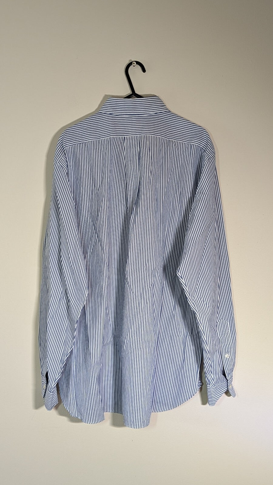 Ralph Lauren Men's Classic Fit Striped Shirt - Blue - Size XL