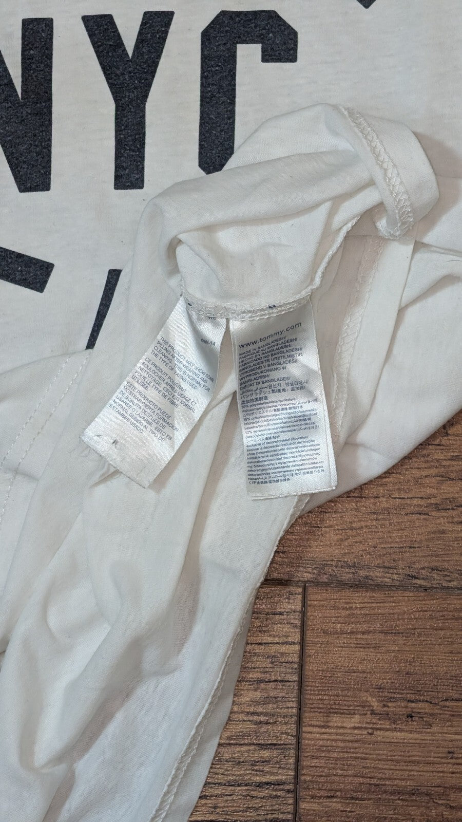 Tommy Hilfiger Men's T Shirt - White - Size Small
