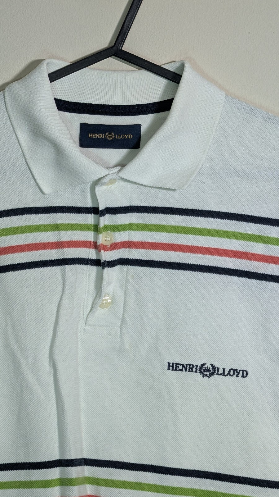 Henri Lloyd Men's Polo T Shirt - White - Size Small