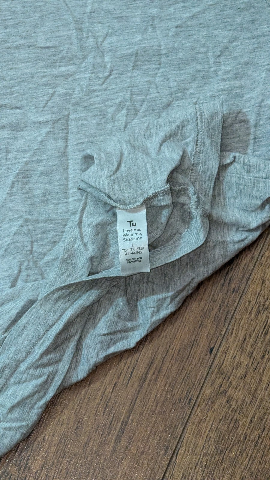 Tu Women's T Shirt - Grey - Size Large