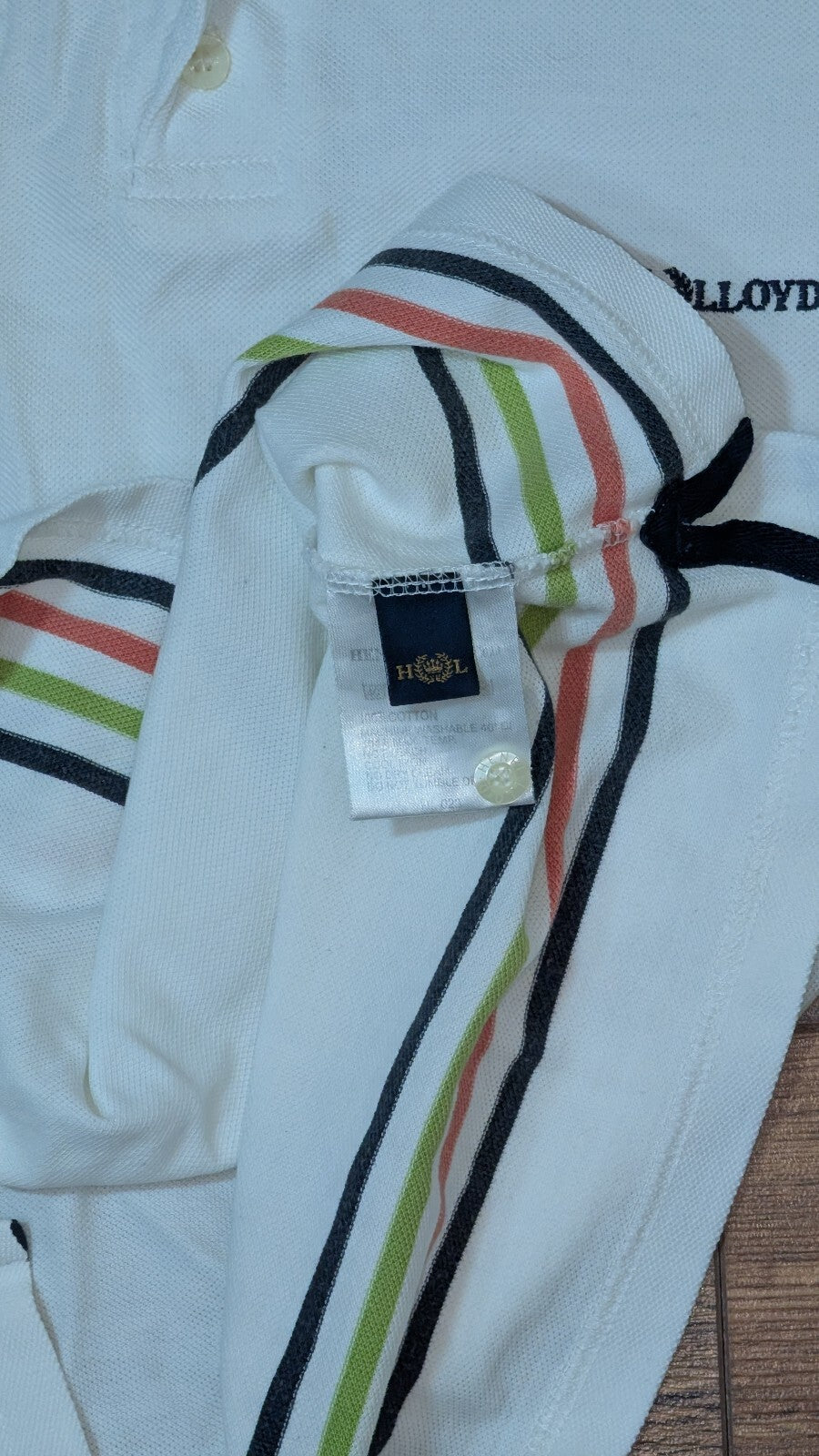Henri Lloyd Men's Polo T Shirt - White - Size Small
