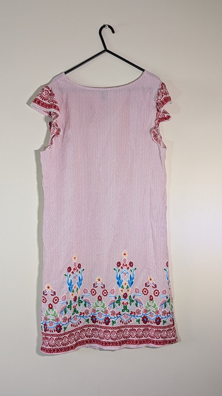 Emery Rose Women's Striped Dress - Red - Size XL