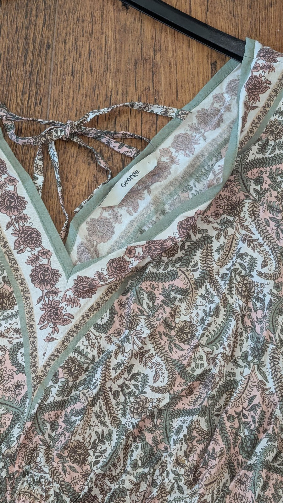 George Women's Floral Dress - Green - Size 16