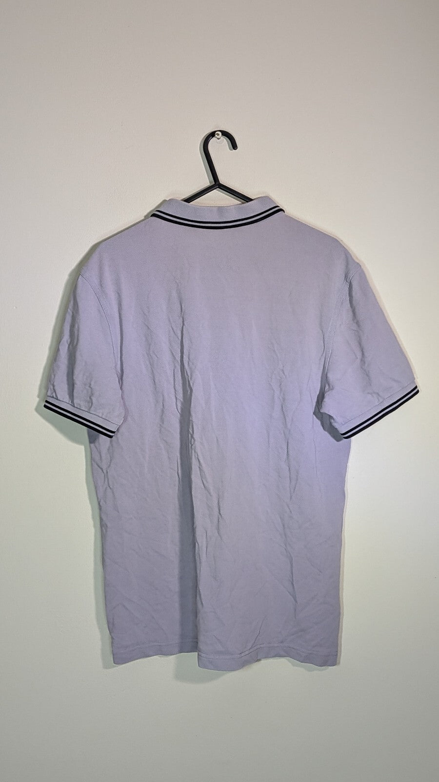 Fred Perry Men's Polo T Shirt - Purple - Size Medium