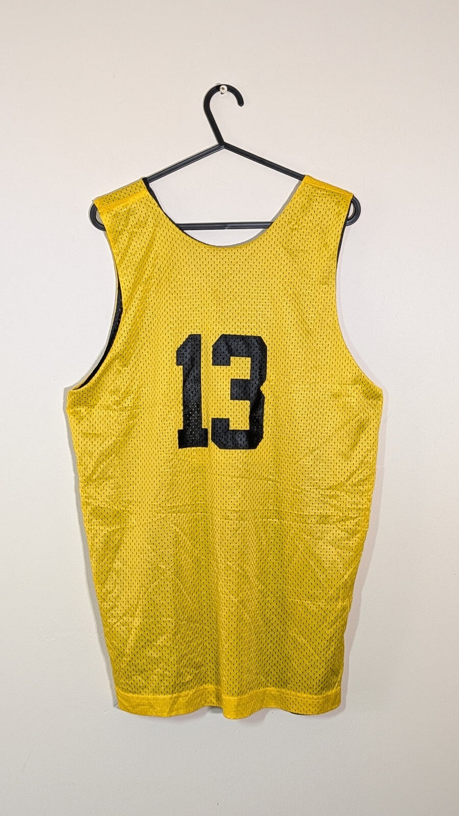 A4 Men's Bon Air Basketball Vest - Yellow - Size Small
