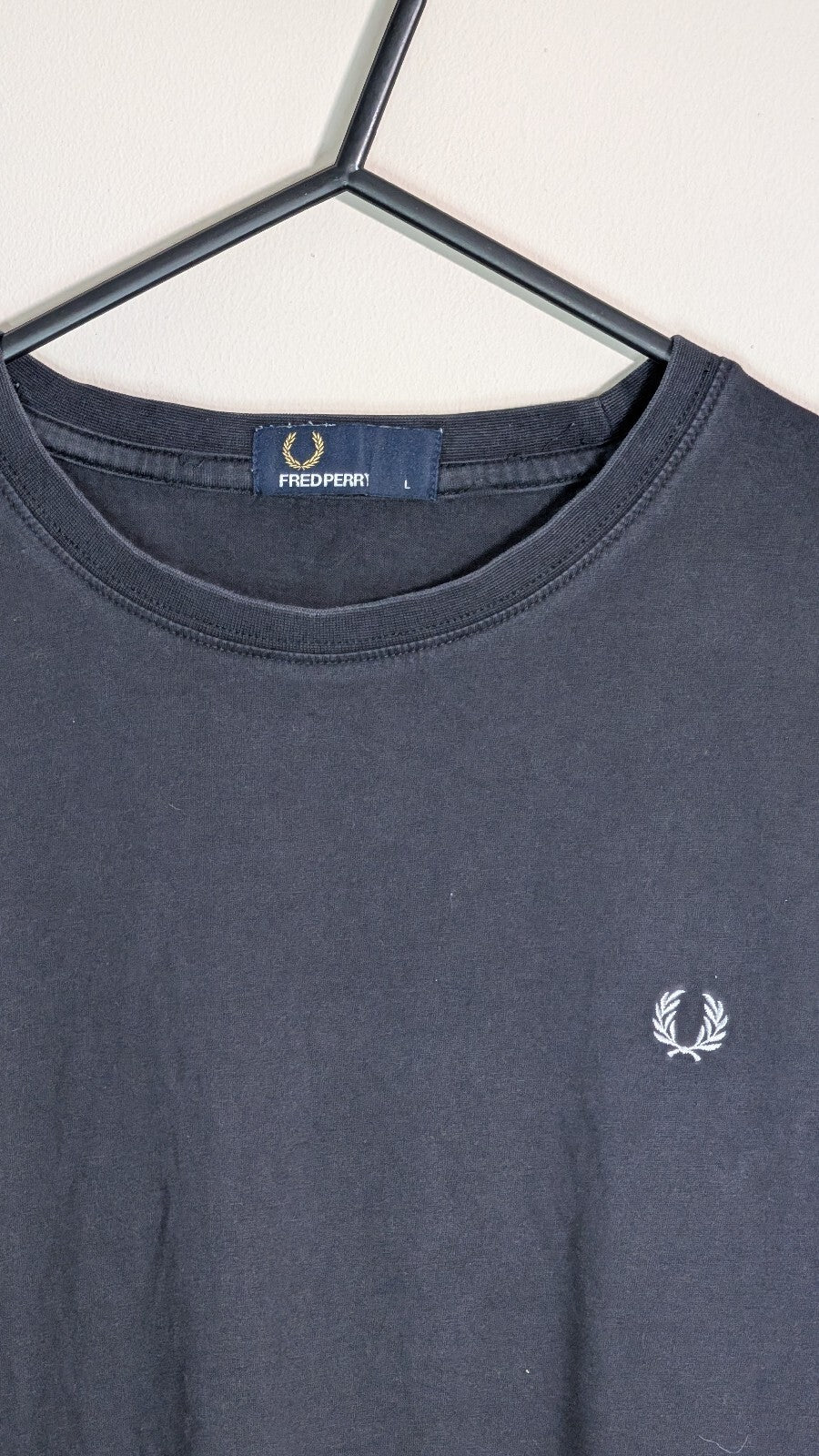 Fred Perry Men's T Shirt - Navy - Size Large