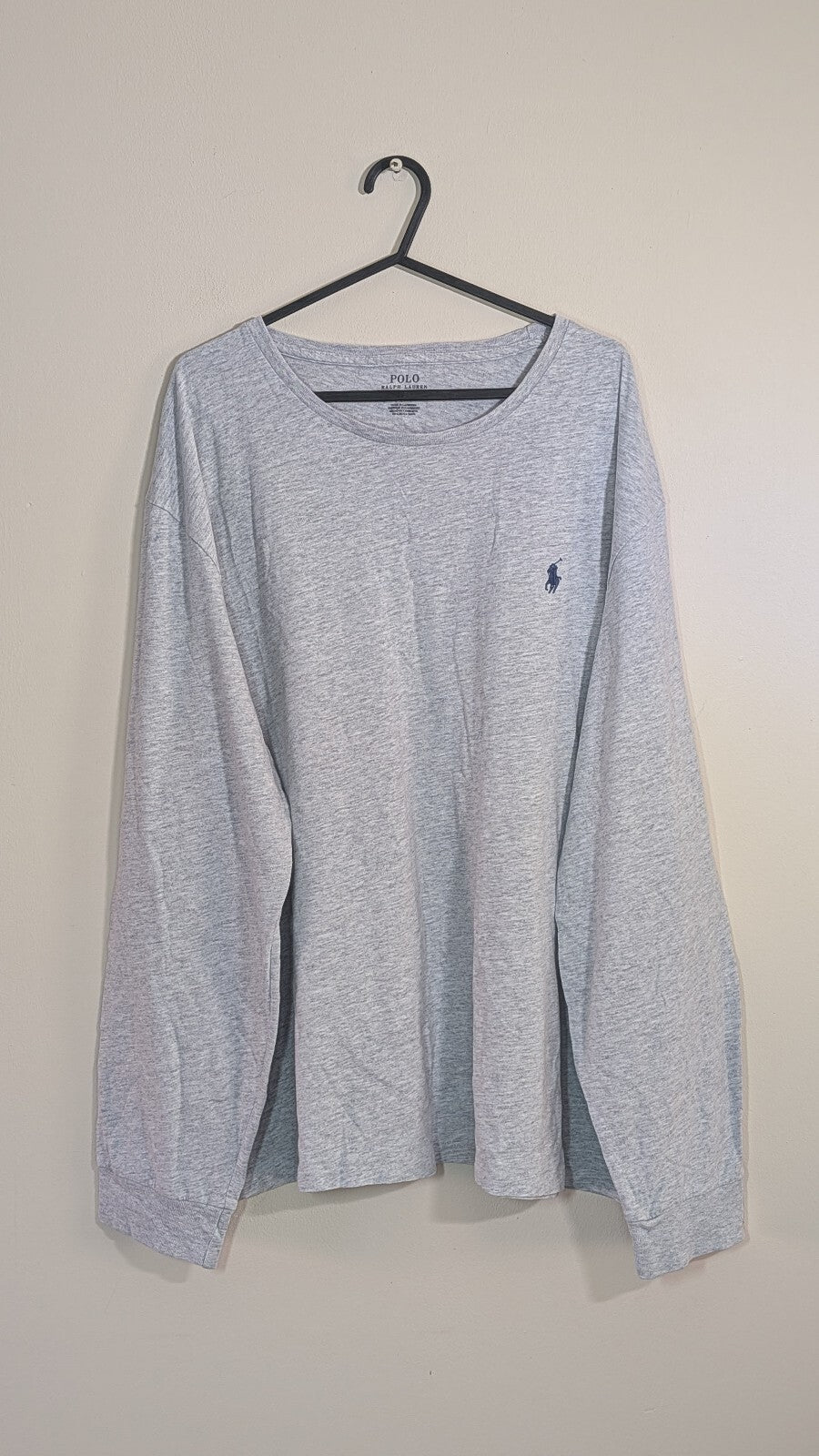 Ralph Lauren Men's T Shirt - Grey - Size XXL