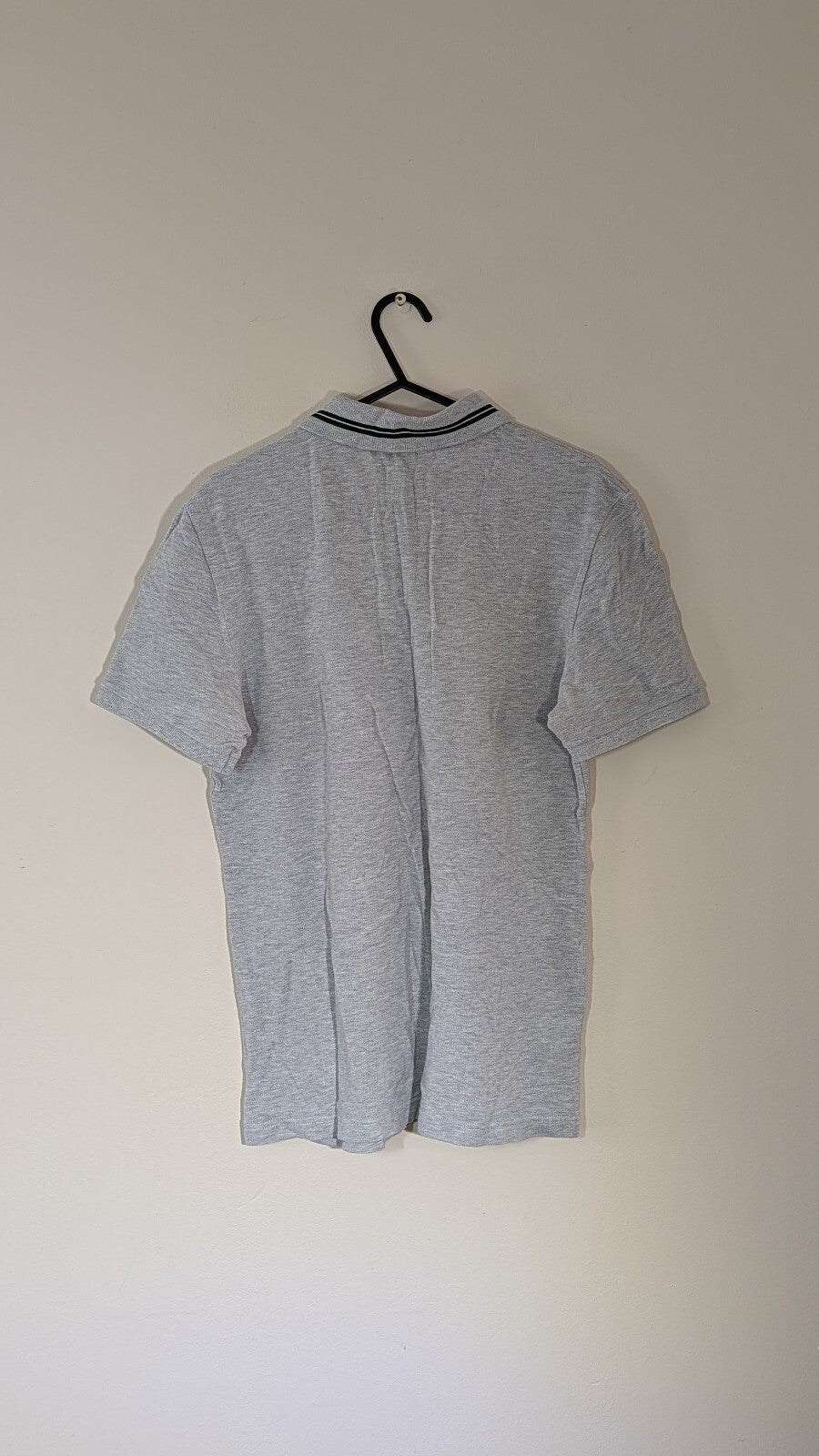 Lacoste Men's Slim Fit Polo T Shirt - Grey - Size 4 / Medium
