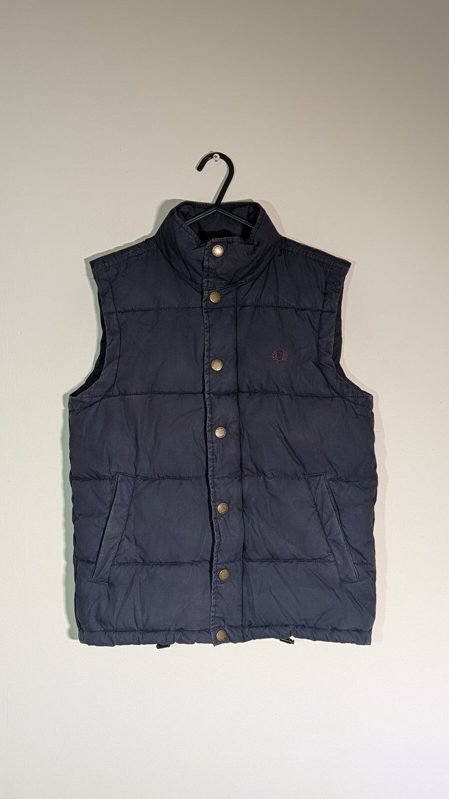 Fred Perry Men's Gilet Jacket - Navy - Size XS