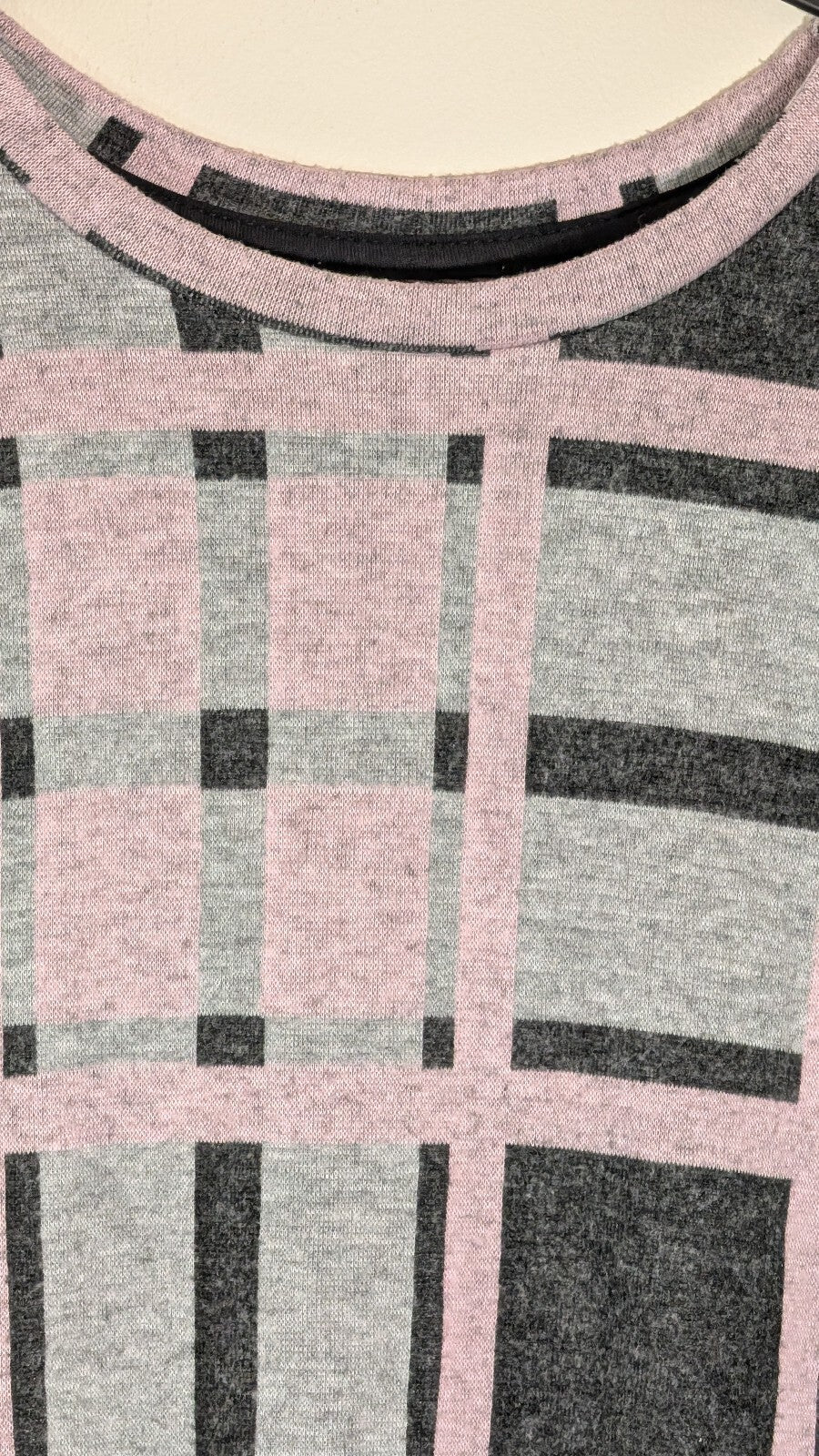 River Island Women's Check Dress - Grey - Size 8