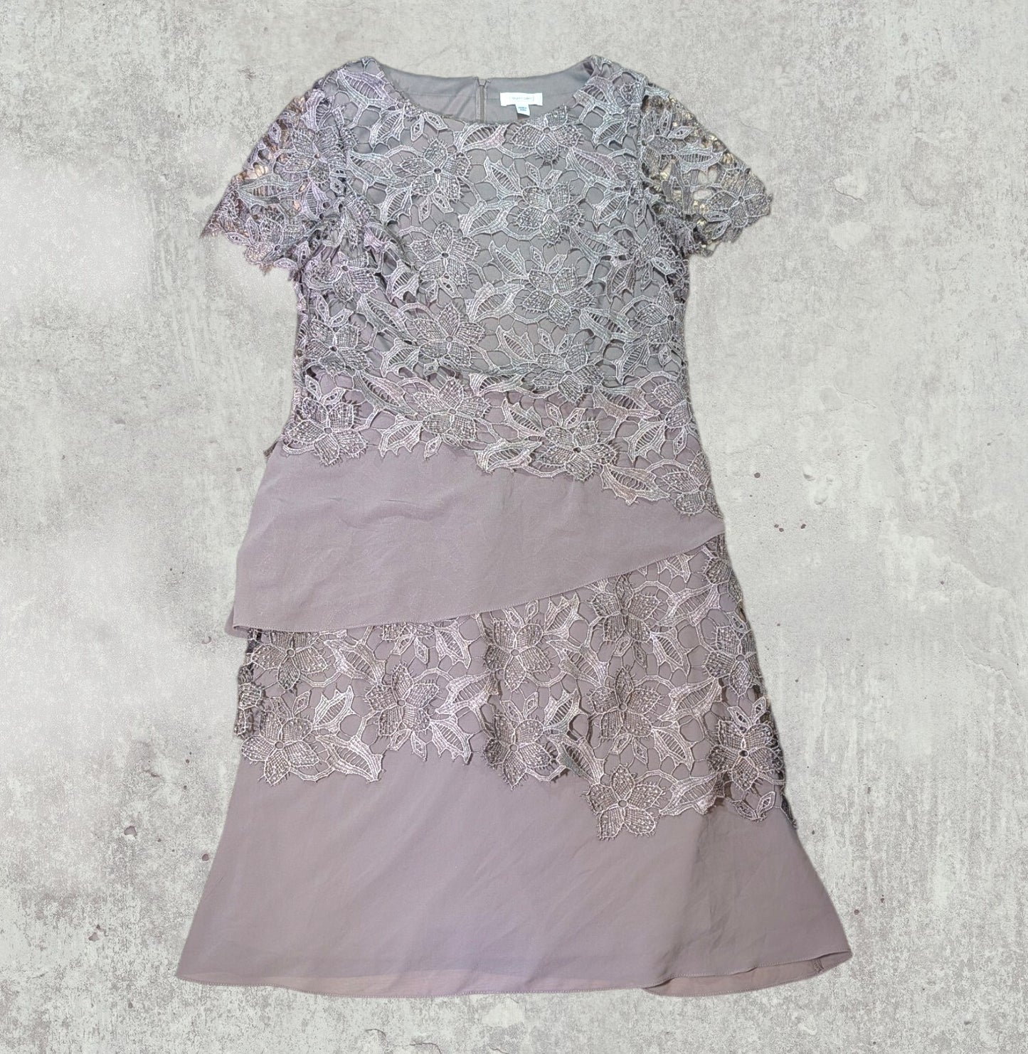 Nightingales Women's Dress - Purple - Size 12