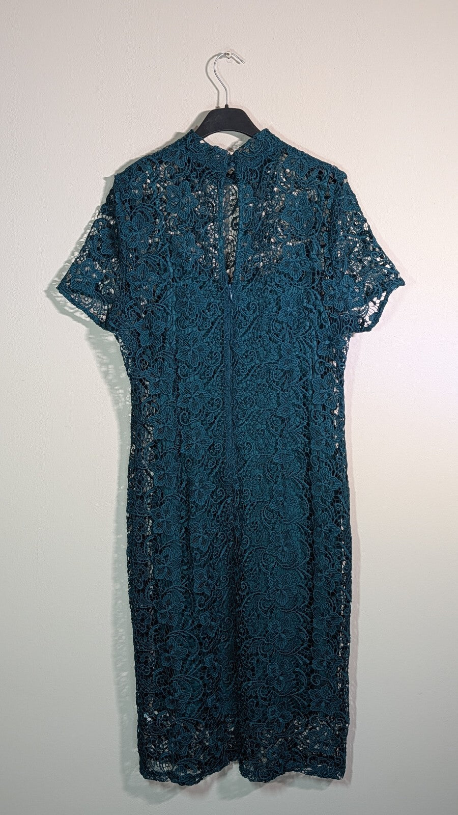 M&S Women's Dress - Green - Size 14
