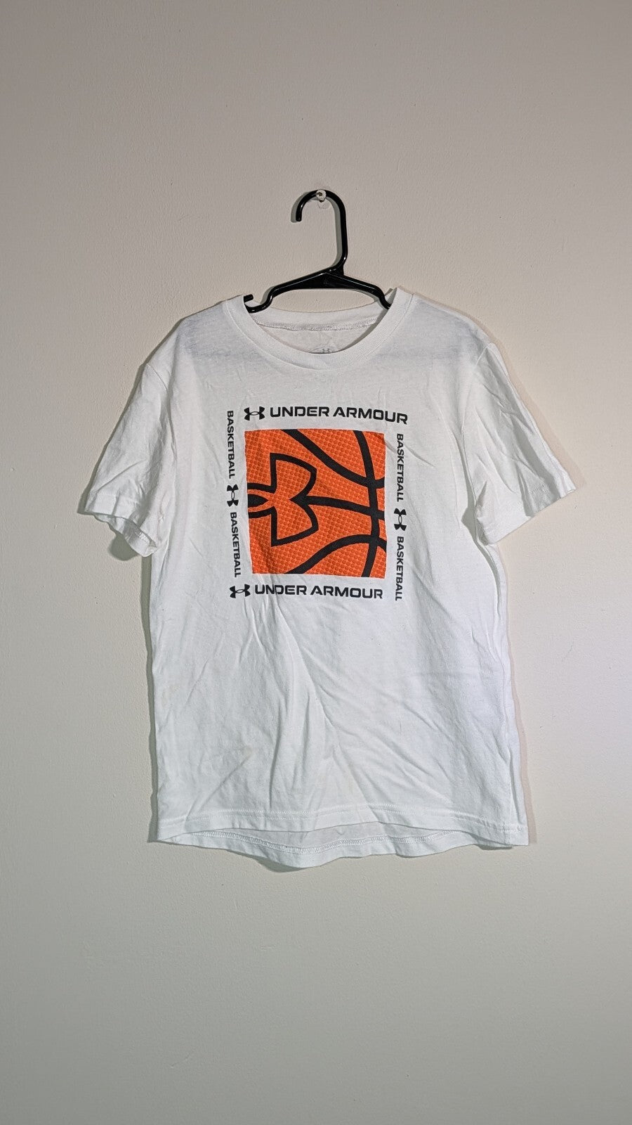 Under Armour Kid's Boys T Shirt - White - Size Small