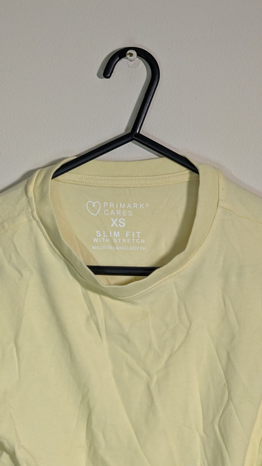 Primark Women's T Shirt - Yellow - Size XS