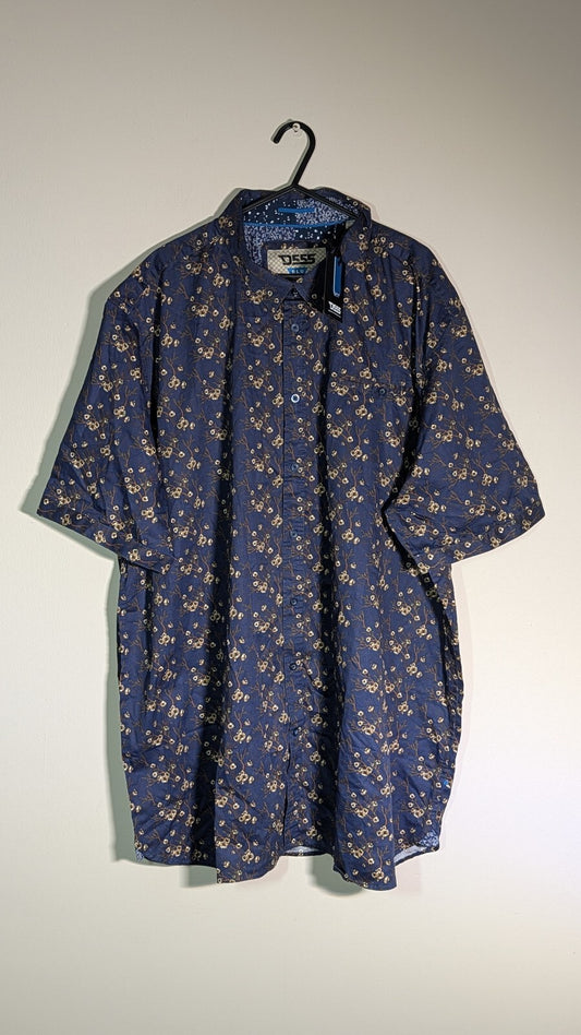 D555 Men's Shirts - Navy - Size XXXL