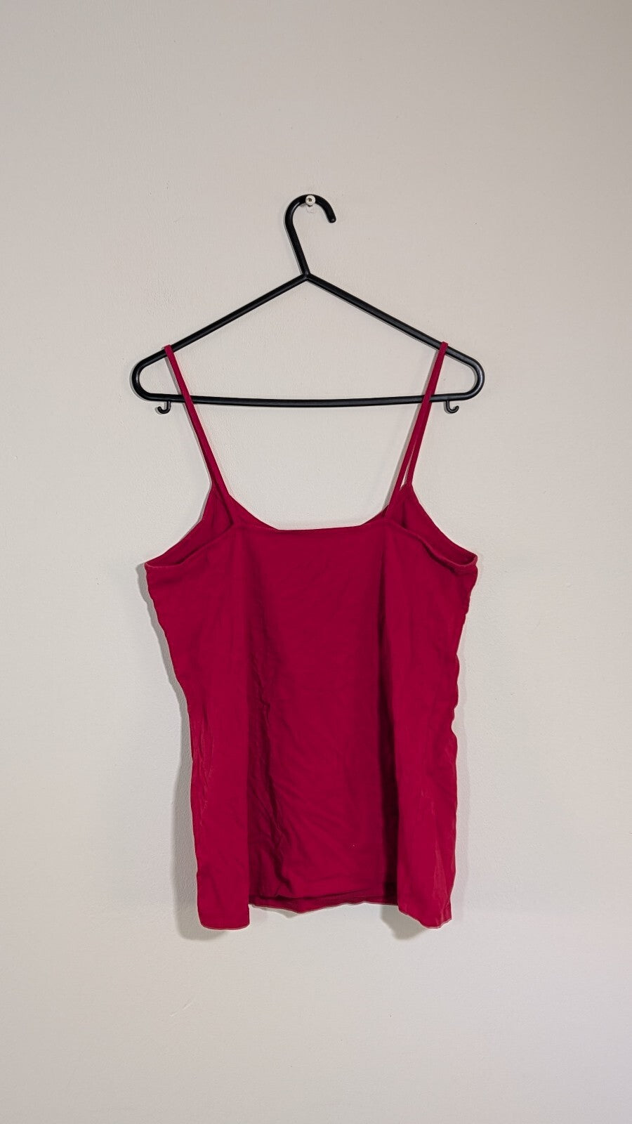 Peacocks Women's Vest T Shirt - Red - Size 14