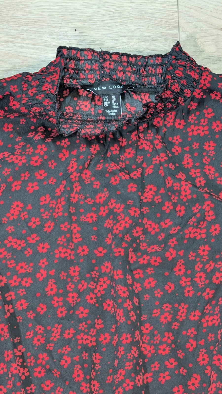 New Look Women's Floral Dress - Black - Size 10