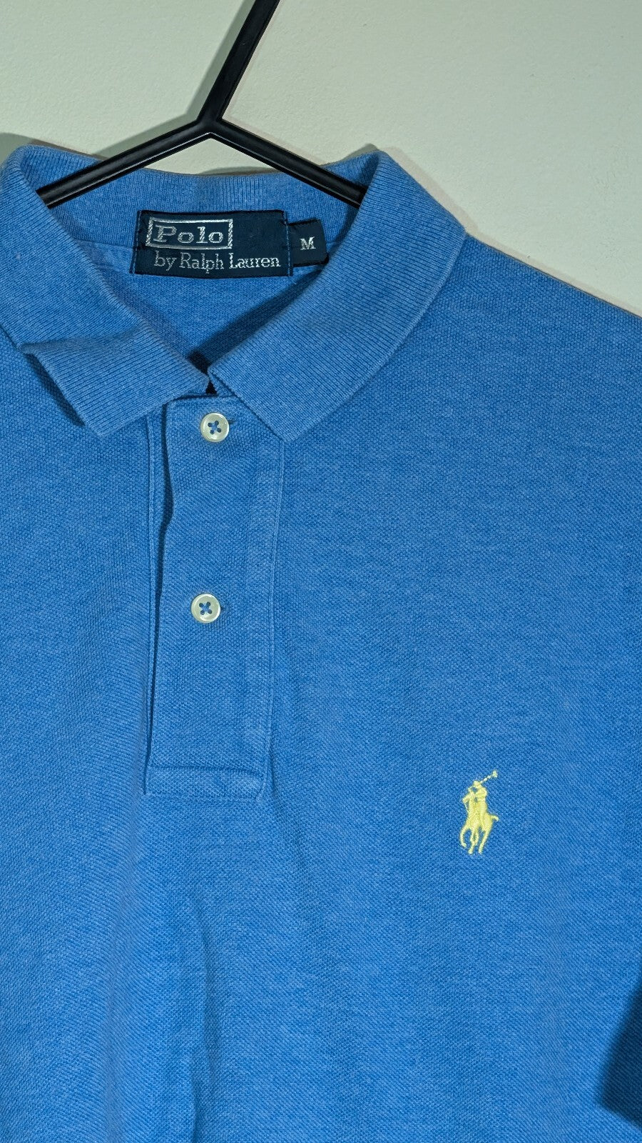 Ralph Lauren Men's Polo T Shirt - Blue - Size Medium